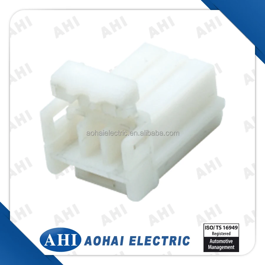 174921-1/36500-1 женский 3 pin белый автомобильной электрической батареи разъем pcb водонепроницаемый