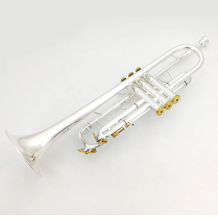 
Accept OEM DSTR-5335S Chinese Cheap Silver Trumpet For Sale 