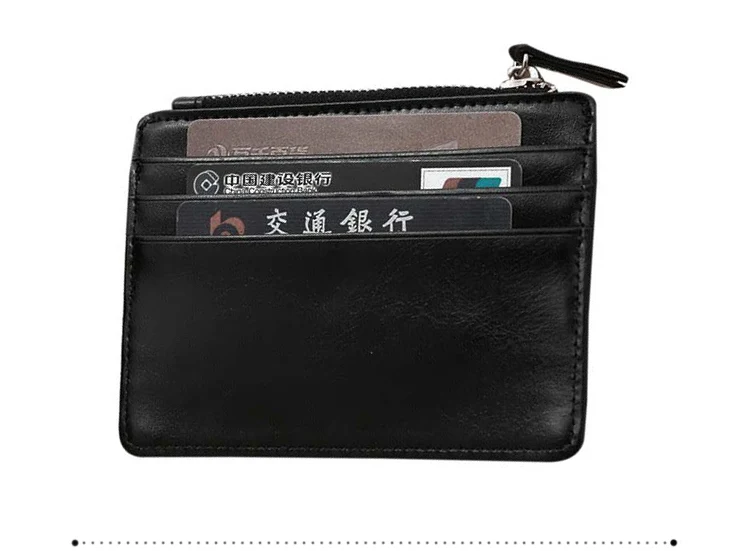 High quality pu leather designer mens i clip wallet durable stylish wallet for chain use free customize OEM service