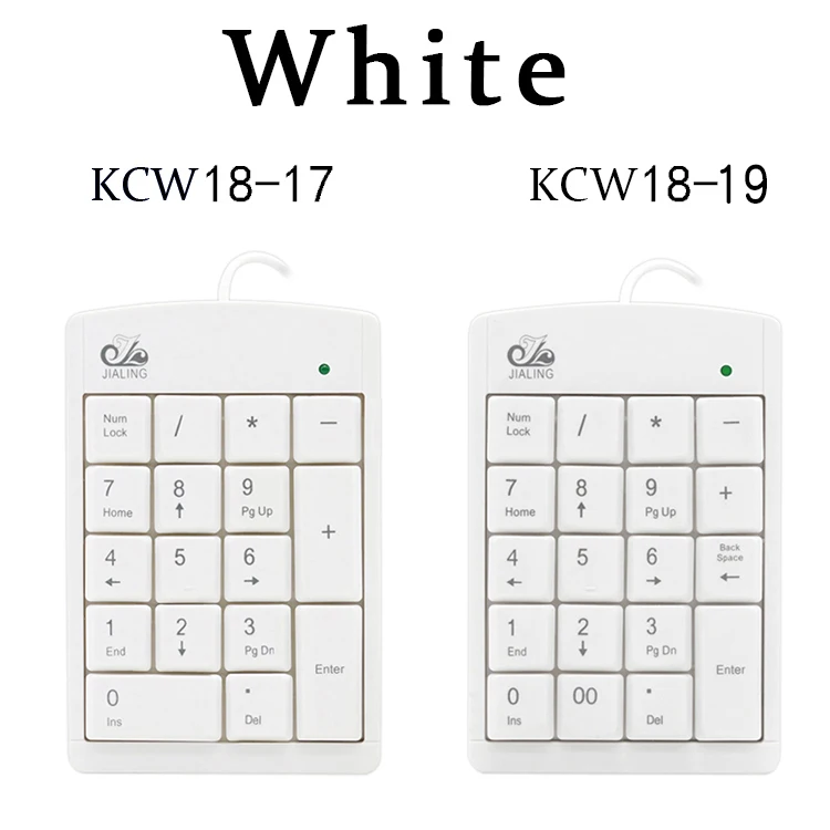 17/18/19 keys ABS Keypad Button Material High Quality usb keyboard number pad