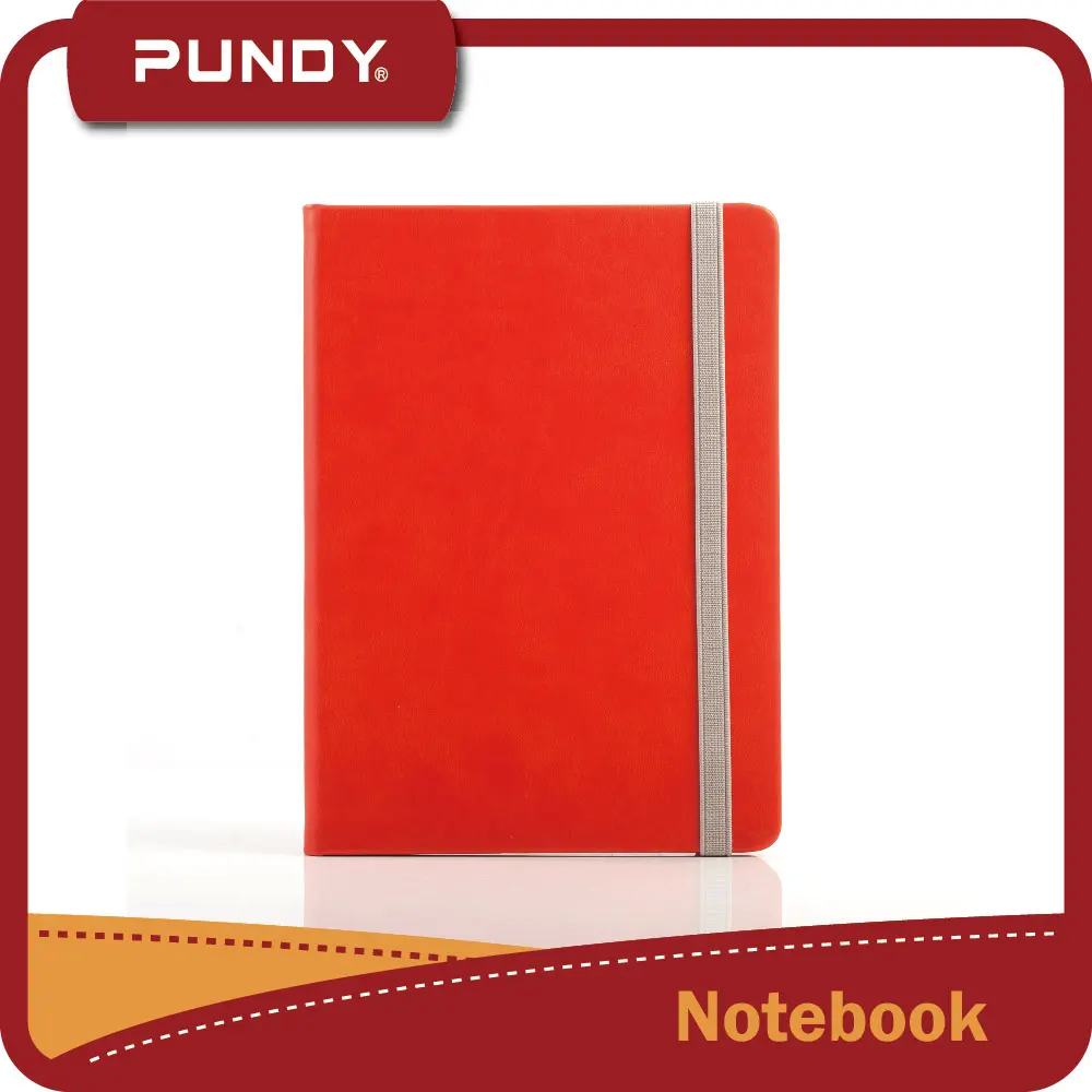 leather cover material and hardcover style paper notebook