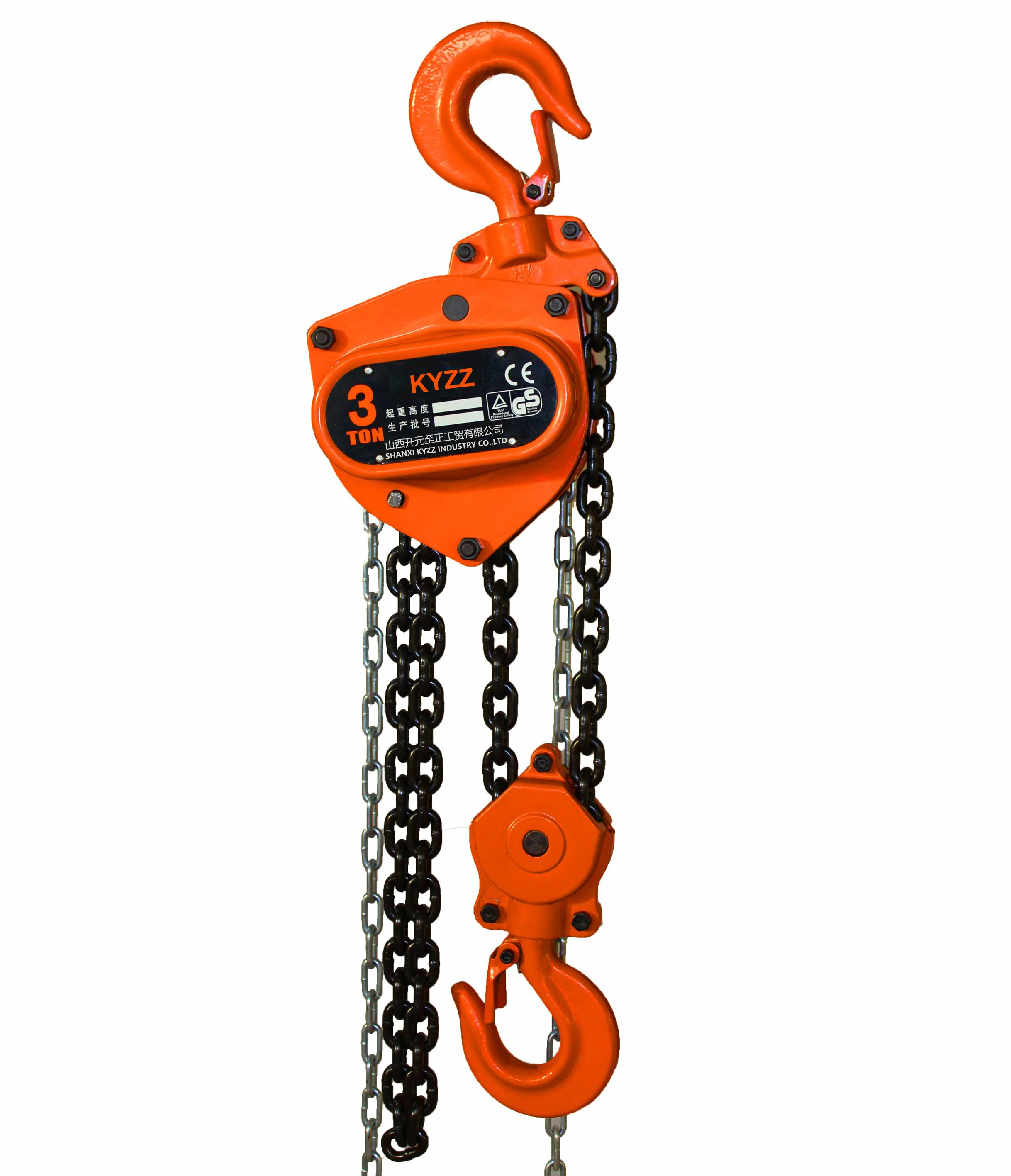 Vital 1 2 3 5 10 Ton Chain Pulley Block Hoist