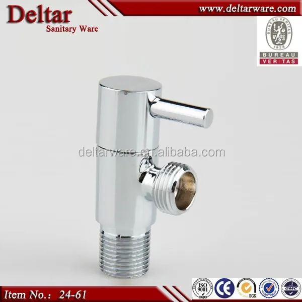Square brass angle valve make in China, toilet angle valve for sale, bathroom accessories