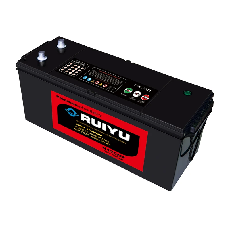 Maintenance free starter battery N120L SMF RUIYU
