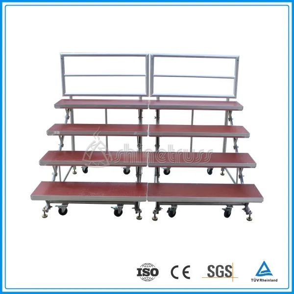 Быстро собрать Прочный складной открытый хоровой гостиный платформы