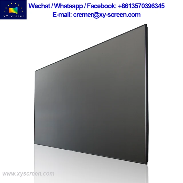 UST projector ultra thin frame projection screen home theater projection screen PET Crystal alr projector screen