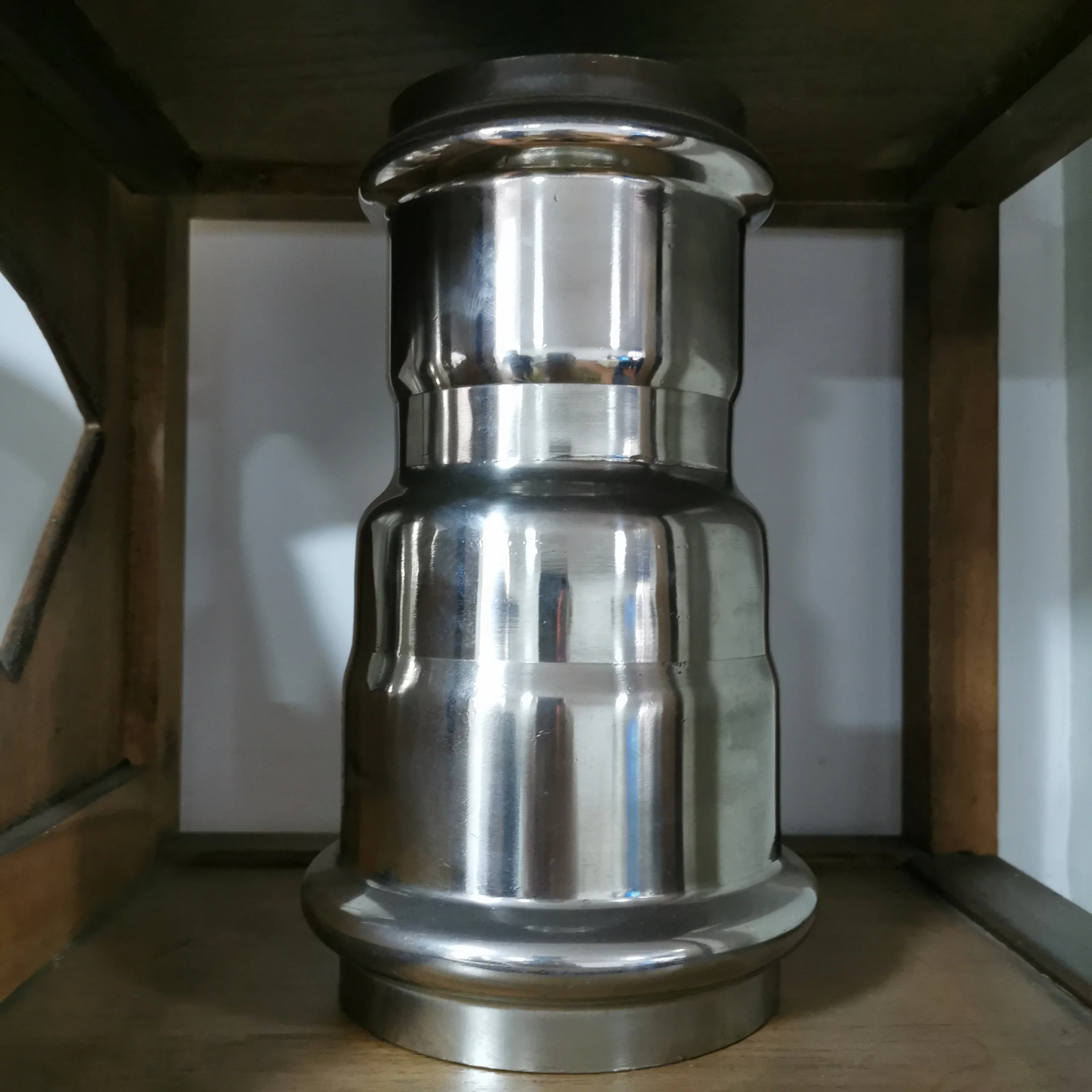 Stainless Steel Viega M / VProfile  Pipe Press Fitting 80mm X 65mm Concentric Reducer