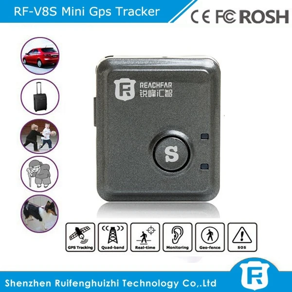 China GPS tracker manufacturer fleet management RF-V8S car GPS tracker for personal, pet, assets