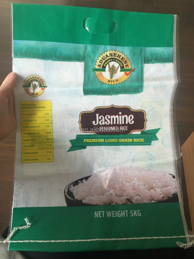 Оптовая продажа полипропилена тип принять индивидуальные мешок риса