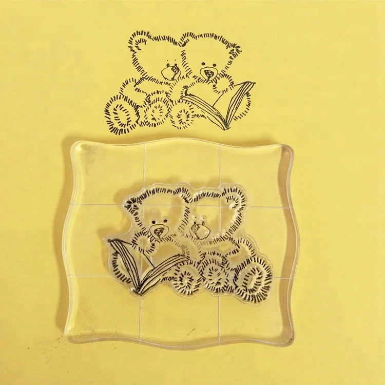 Krystal Acrylic Block, Acrylic Stamp Display For Scrapbooking Crafts Making