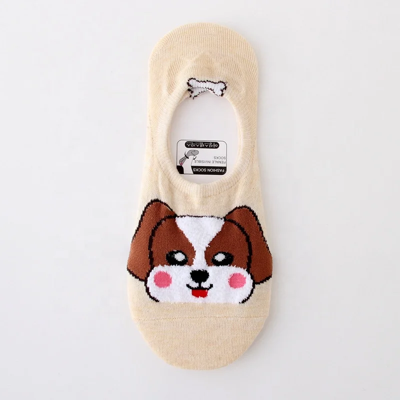 Yiwu Supplier Hosiery Women Girls Breathable Cotton Cartoon Cute Socks