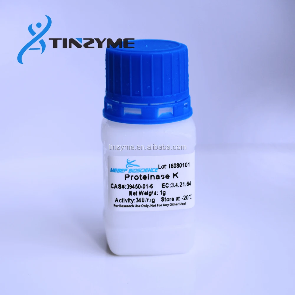 
Proteinase K , activity>30U/mg for virus RNA extraction Bulk avilable 