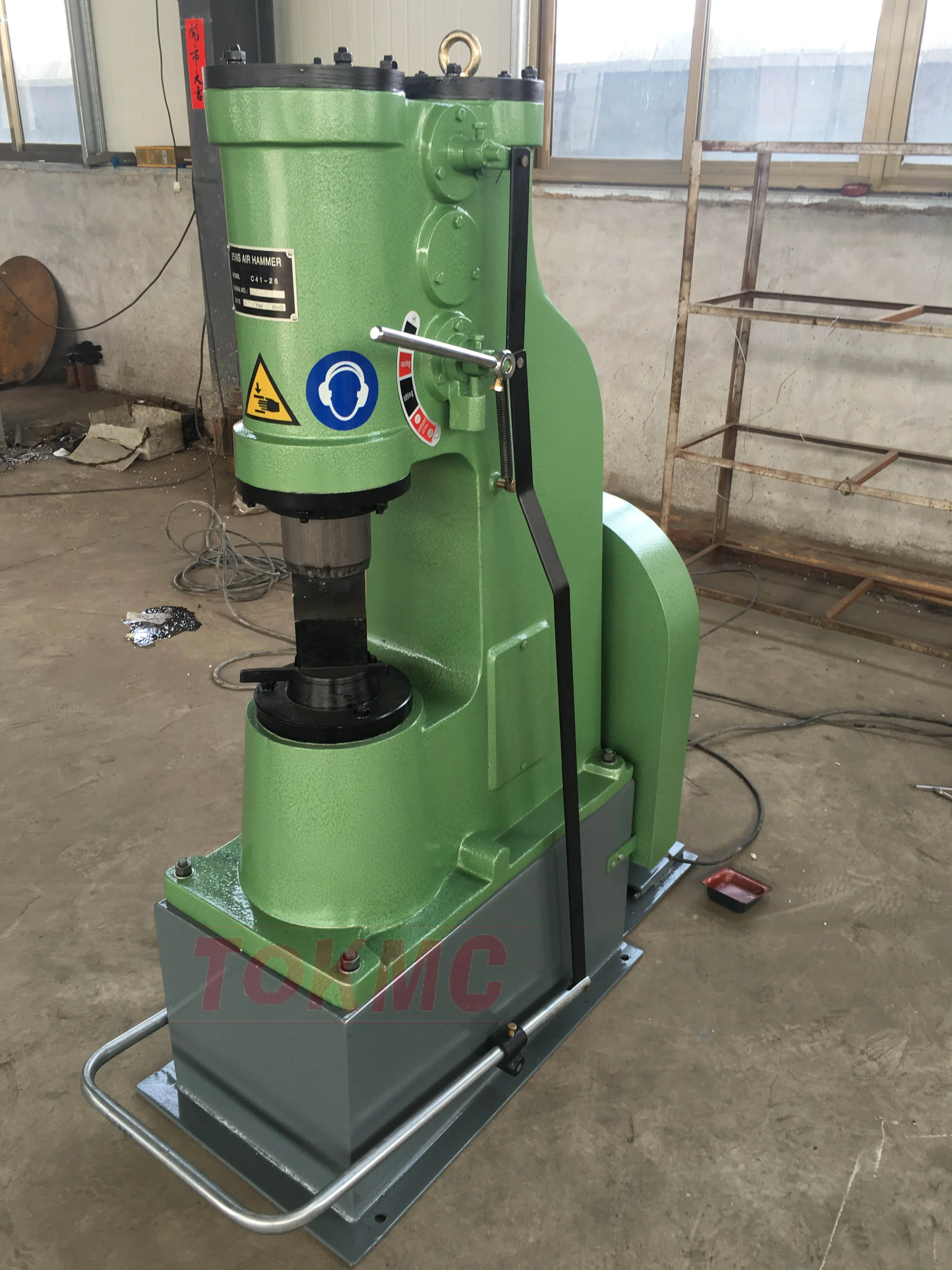 Испытания БВ воздушный молот кузнеца c41-25kg мощность Молот кузнеца