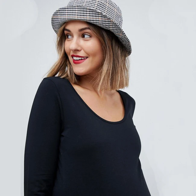 Новый вид по индивидуальному заказу, большой одежда оптовая торговля дешевые пустые круглый вырез горловины беременности и родам футболка с длинными рукавами