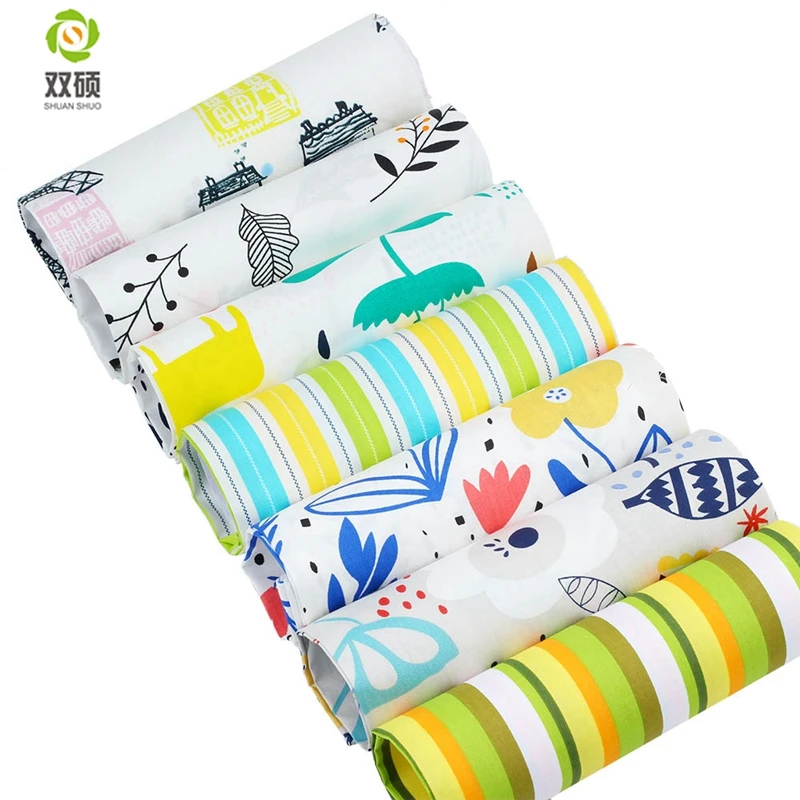 Wholesale Floral Printed Cotton Fabric Tecidos Quilting Textiles For DIY Sewing Home Decoration Crafts