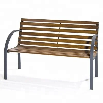 new hot sele wooden slat garden bench