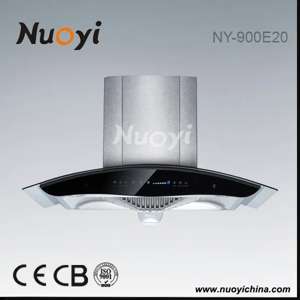 Wall Mounted European Style 90cm Kitchen Island Chimney Hood.