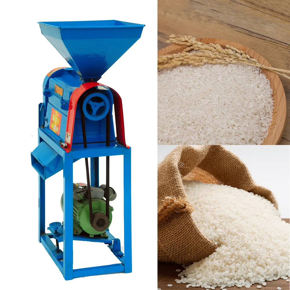 Home Use Automatic Small Mini Rice Milling Machine/Single Rice Miller For Sale
