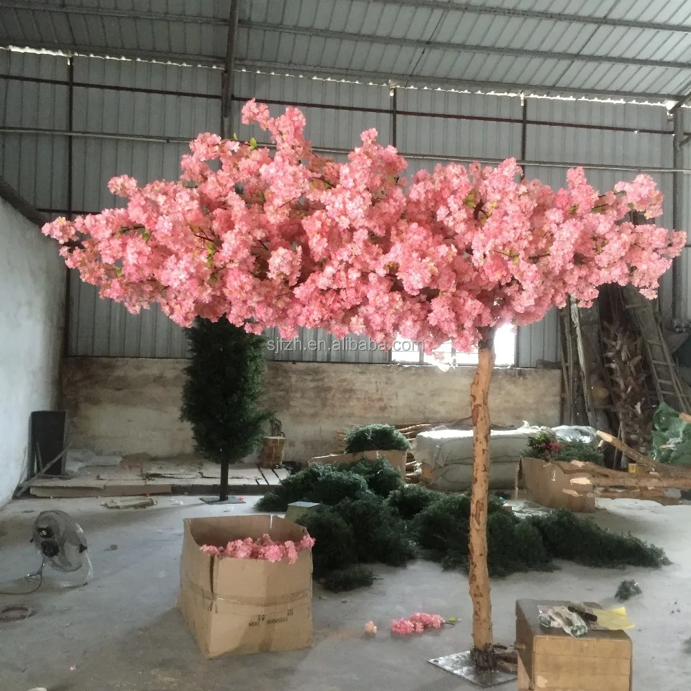Artificial pink indoor cherry blossom tree wedding cherry blossom tree Japan cherry blossom