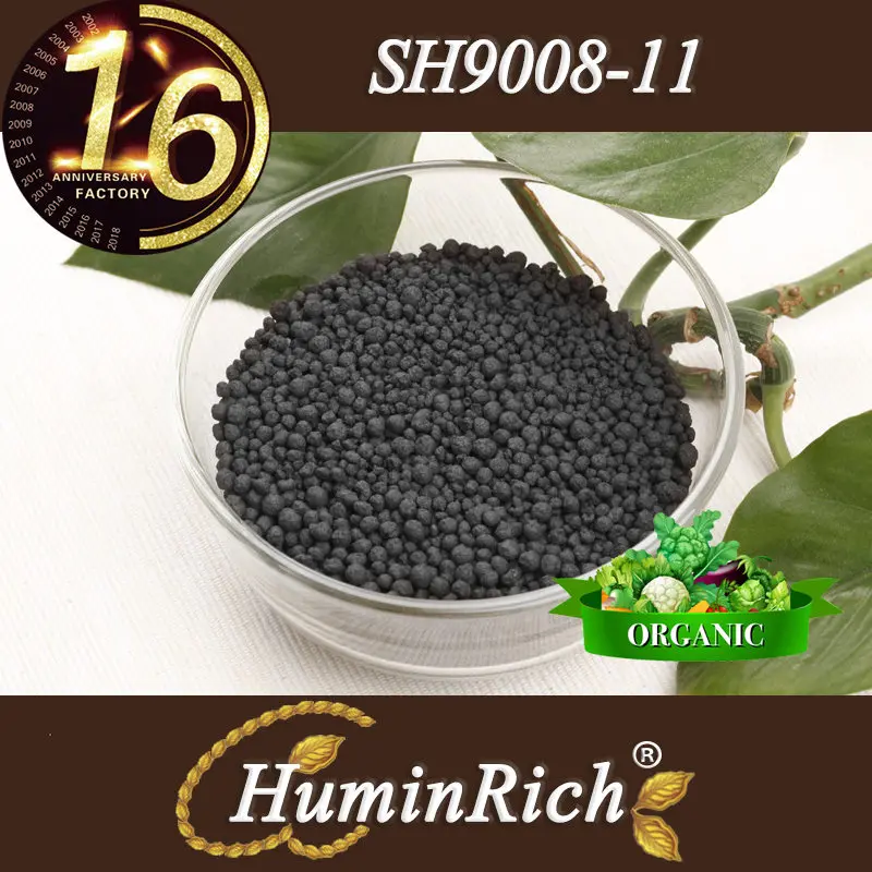 HuminRich SH9008 Potassium Humate Granular Soil Application Fertilizer Improve Sugar Vitamin C