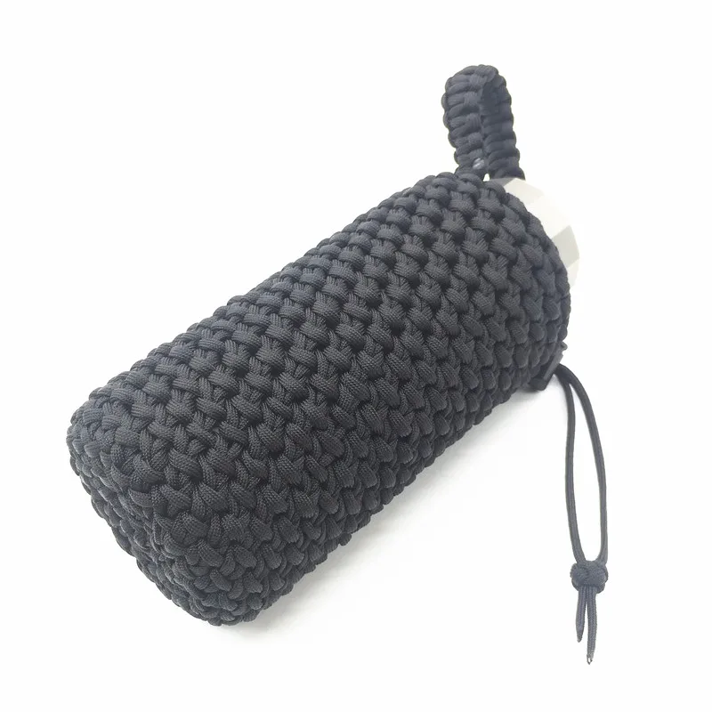 New Style Paracord Weave Water Bottle Holder Outdoors Sports Camping Water Bottle Holder
