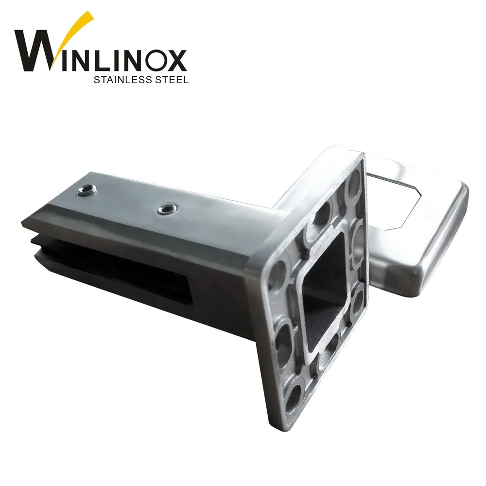 Winlinox inox balcony frameless glass railing, railing fittings