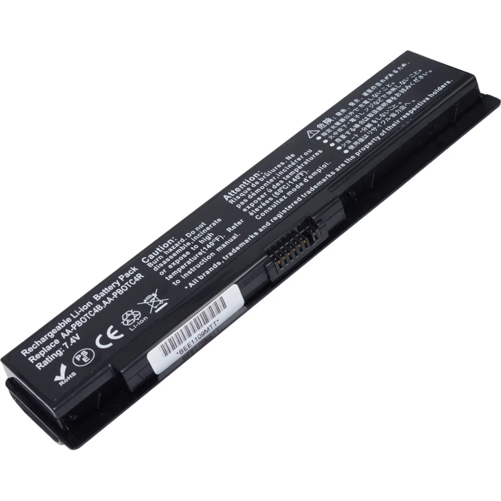 6 cells Replacement 7.4v 6600mAh laptop battery for samsung N310 N315 NC310 X118 X120 X170 NP300U NP-N310 AA-PL0TC6B