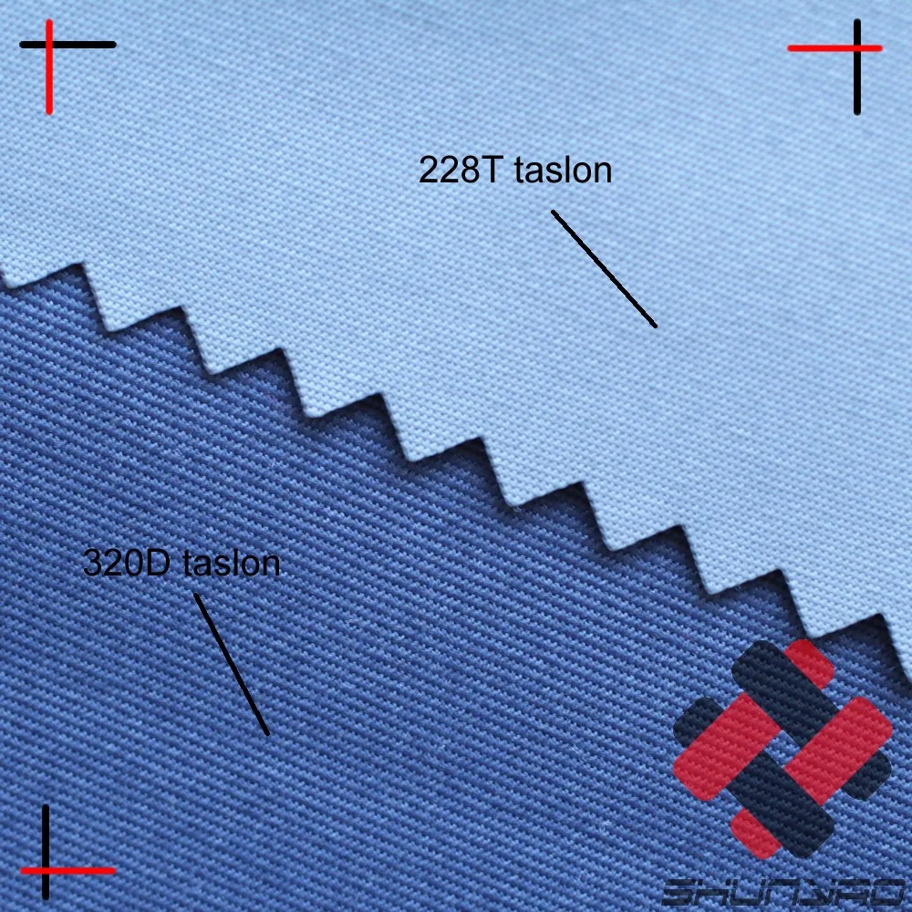  228T Водонепроницаемая тусклая ткань taslan из