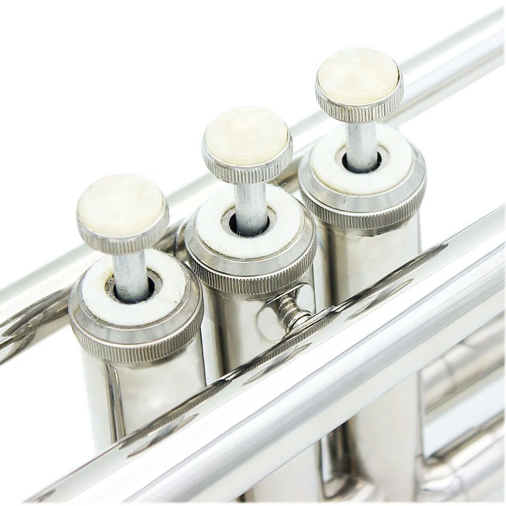 
High quality professional Eb tone gold silver trumpet wind instruments wholesale 