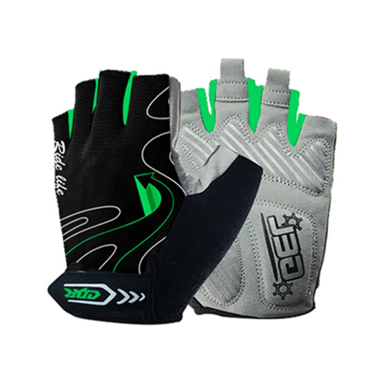 
High Quality Cycling gloves silicone half finger gloves moisture wicking bicycle gloves half finger 