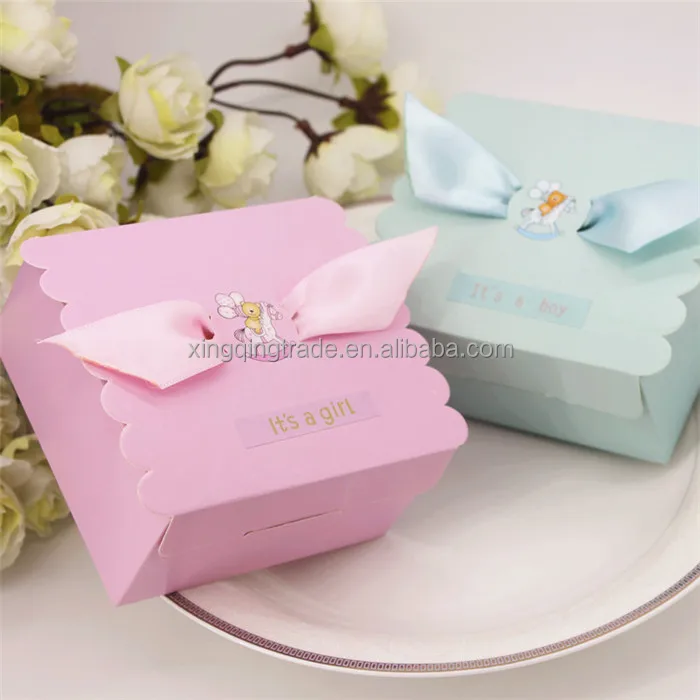 Baby shower candy box New Baby Shower Birthday Party Favor Gift Bags