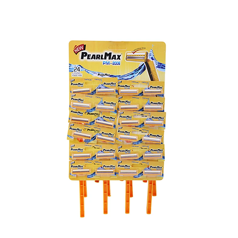 Face Shaving Disposable Shaving Straight Barber Plastic Razor Scrapers Double Edge Razor Head