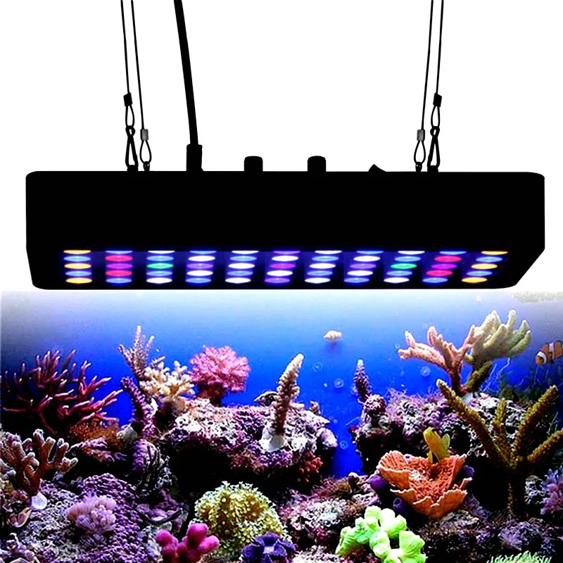 Shenzhen Factory New Dimmable 165W Full spectrum plant aquarium led lights fish tank aquarium for Coral Reef waterplants