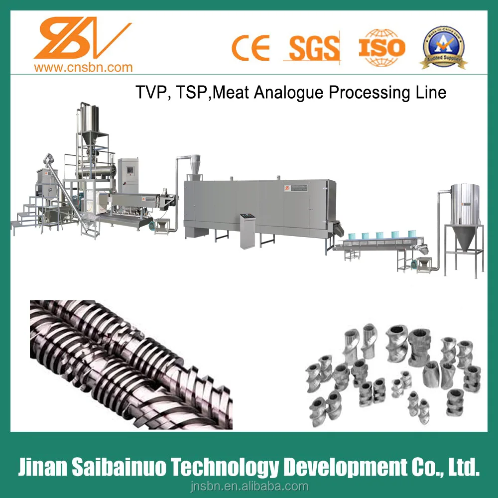 stainless steel industrial soya bean protein food production machine