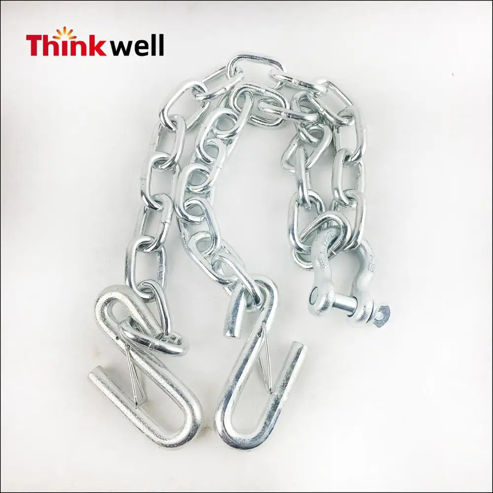 Factory Price Carbon Steel Galvanized G30 Lashing Chain with S Hook