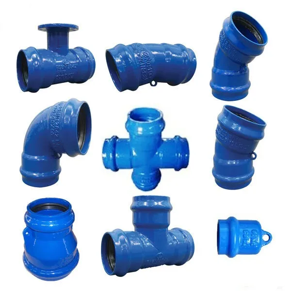 
ductile iron fitting for PVC pipe EN545 Y Stainer 