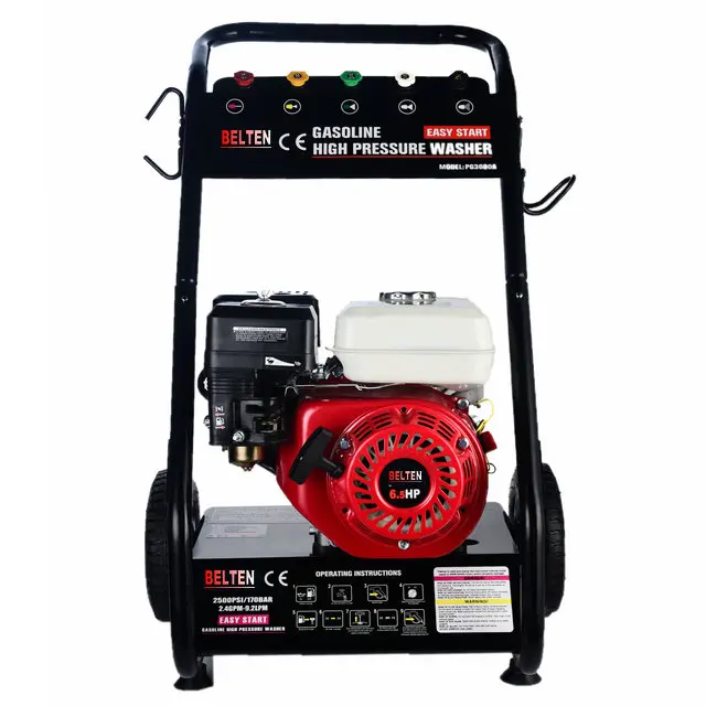 car wash machine Gasoline engine 5.5HP 150Bar 2200psi high pressure washer