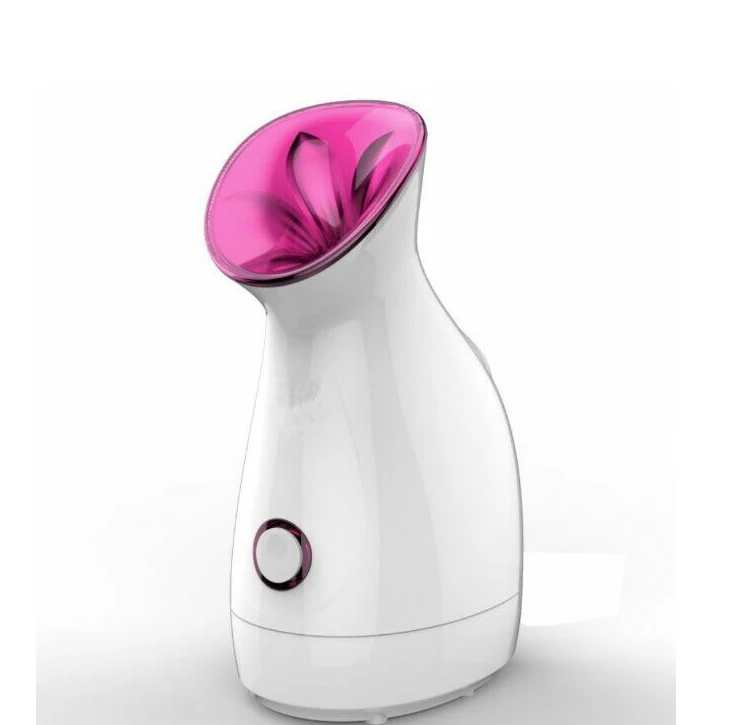 
Private Label Portable Electric Face Steamer Handheld Nano Ionic Hot and Cool Facial Steamer with ozone for Home Use 