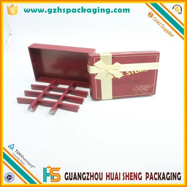 Пустой квадрат картон конфеты шоколадные коробки с лентой
