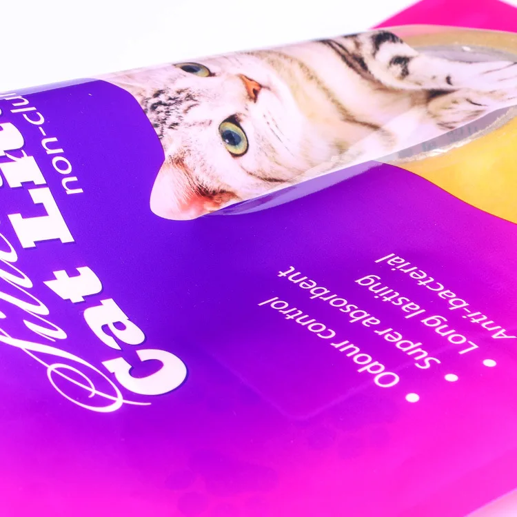 
2.5kh 5kg 10kg Flat bottom cat litter packaging bag 