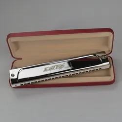 T2406S EASTTOP professional harmonica in leather harmonica case competitive price good sound with key of C