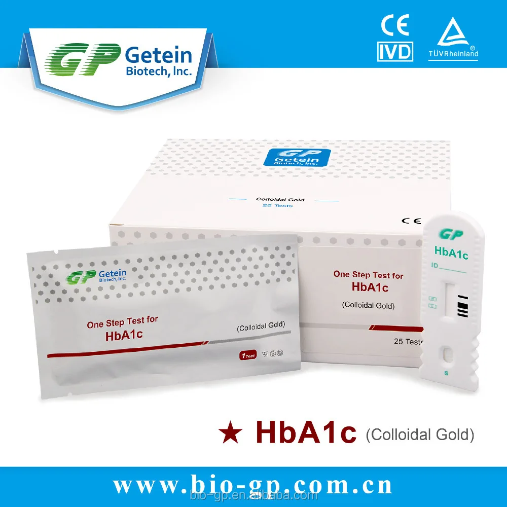 HbA1c быстрые Тестовые наборы для диагностики диабета ce подтверждено