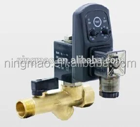 Хороший рейтинг сжатого воздуха машина электронный сливной клапан