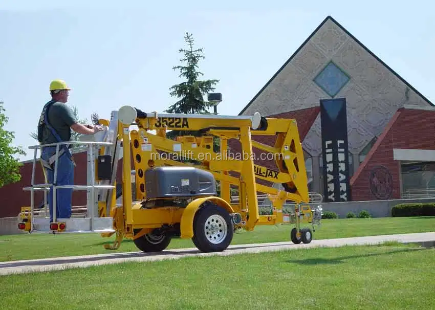 Telescopic boom lift,folding arm lift,spider man lift for sale