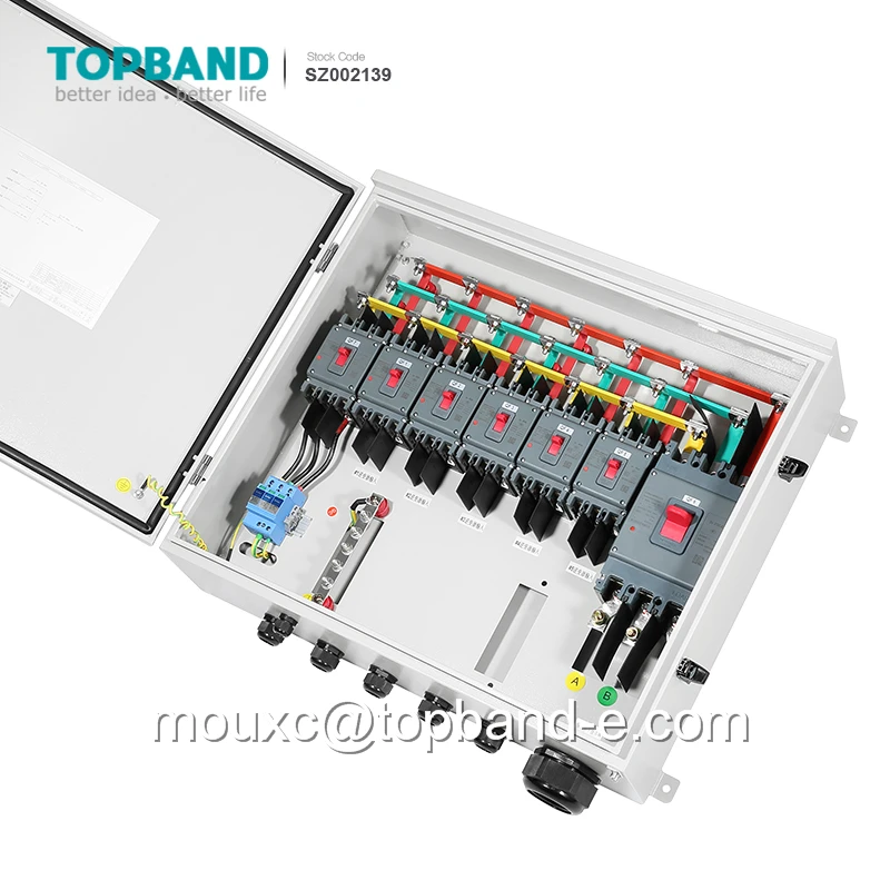 50MW Solar system solar Inverters 6 in 1 out 690VAC 4 6 8 strings PV array AC combiner box factory price