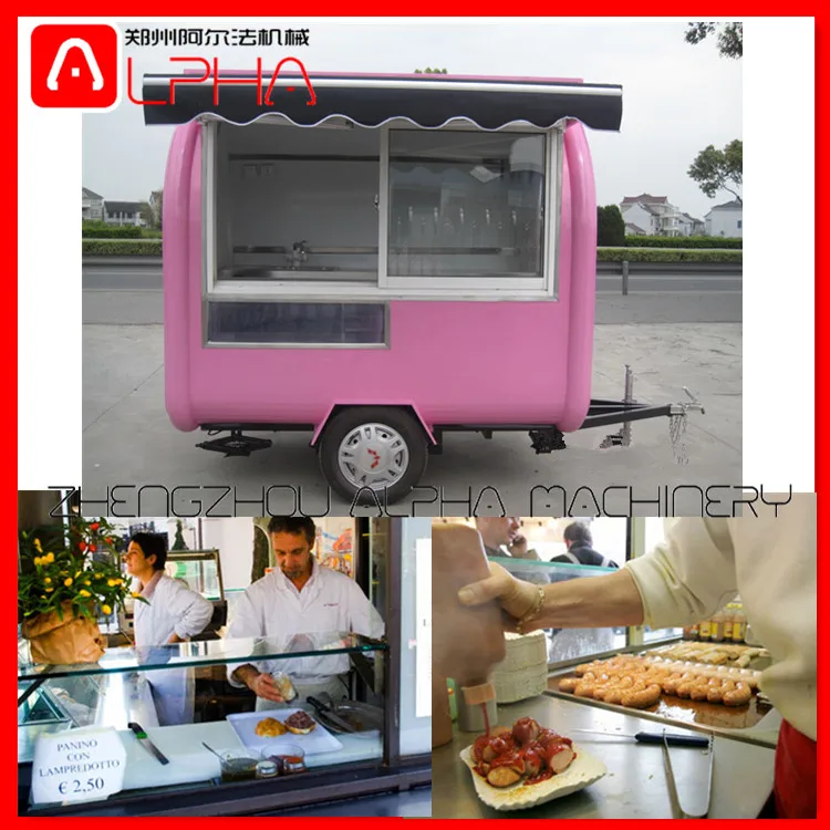 Good News/China Mobile Food Cart /Fast Food Caravan for Sale