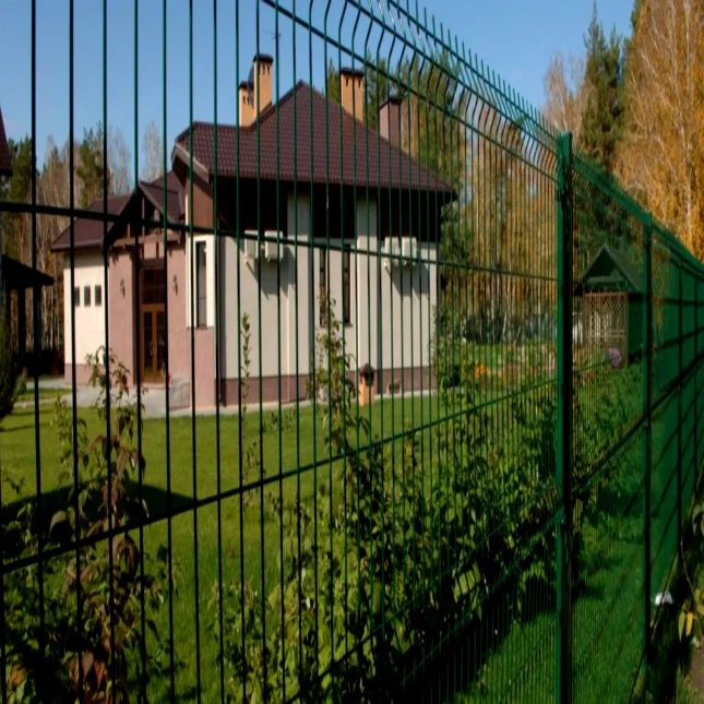 2m*1.8m Green welded wire mesh metal Posts  Fencing for Farm