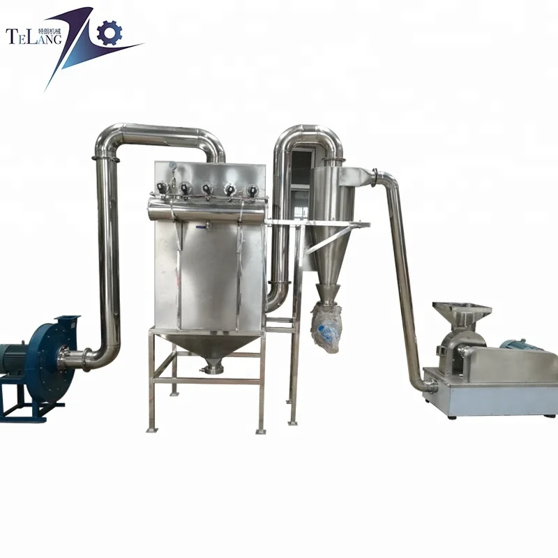 factory price lowing working noise dried moringa leaf grinding machine