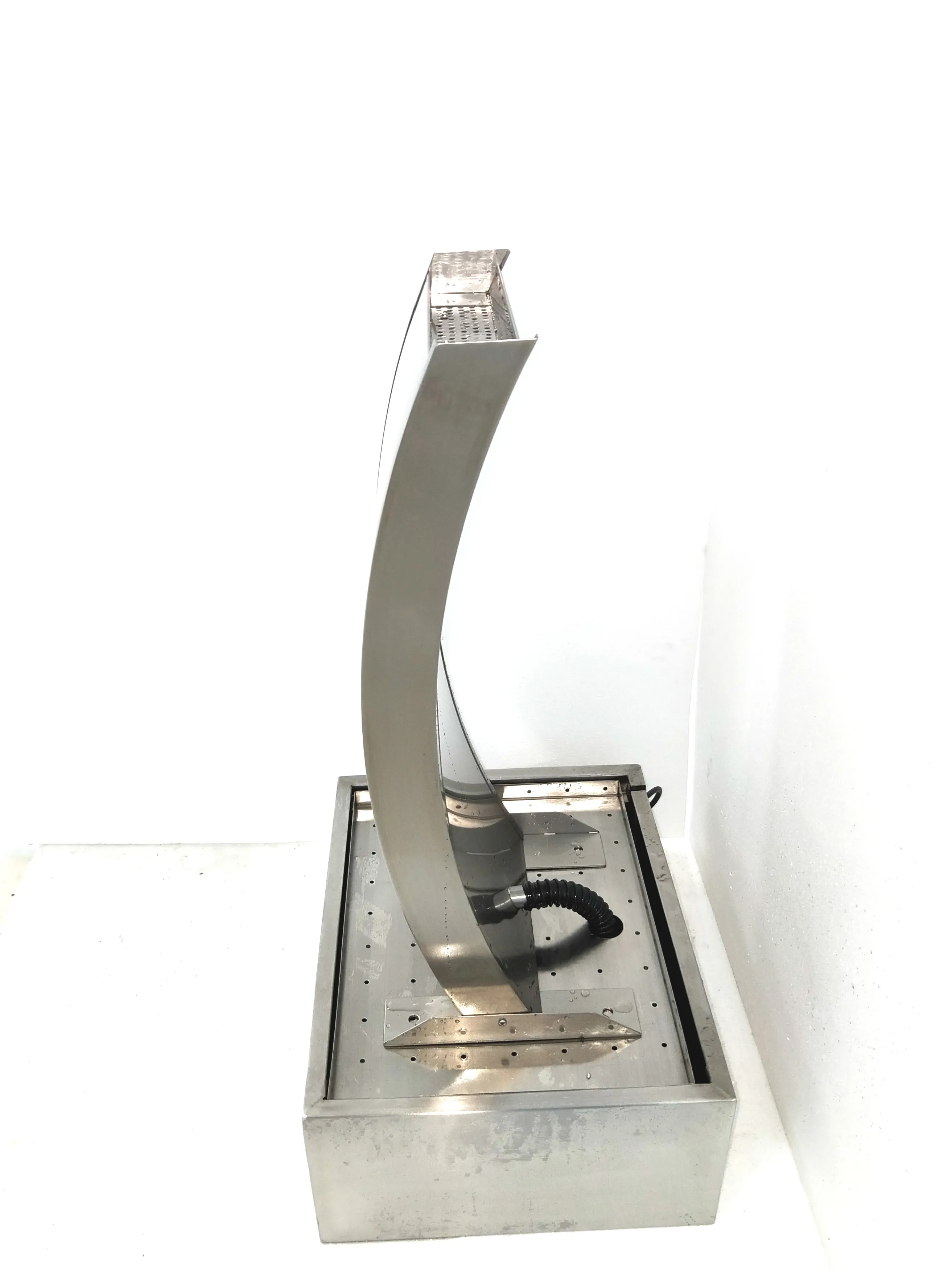 Outdoor landscape stainless steel waterfall fountain garden fountain waterfall