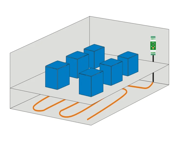 Security assured water leak detection system /water pipe leak detection equipment/ water leak sensor